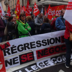 Ils étaient 600 à manifester à Annecy pour le 1er mai