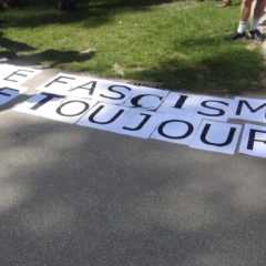 Rassemblement antifasciste à Annecy