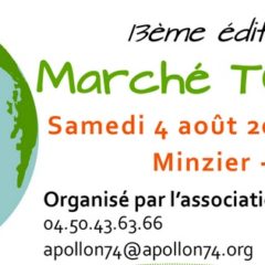 Samedi 4 août à Minzier « Marché TOUTENBIO »