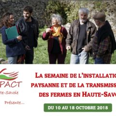 Semaine de l’installation paysanne et de la transmission des fermes en Haute-Savoie