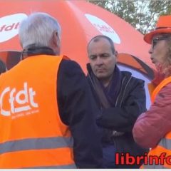 Laurent Berger et les militants CFDT de la commune nouvelle demandent à Jean-Luc Rigaut de tenir compte de leurs propositions