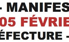 Ce mardi 5 février appel à la grève et rassemblement à 14H00 devant la Préfecture à Annecy