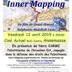 Ce vendredi 12 avril à Annemasse « Inner Mapping », un film pour la défense du droit des Palestiniens