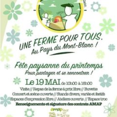 Dimanche 19 mai, venez fêter « UNE FERME POUR TOUS » à DOMANCY