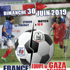 Dimanche 30 juin à Pringy, rencontre internationale de foot pour personnes amputées de France et de Gaza