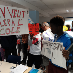 Occupation du Conseil Départemental par les jeunes migrants de Haute-Savoie