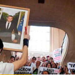Ce jeudi 17 Octobre au tribunal de Bonneville, soutien aux « Décrocheurs Macron » de la Vallée de L’Arve