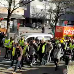 Forte pression de la base à la manifestation du 10 décembre à Annecy