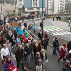 Forte de 4000 à 4500 manifestants, la manifestation du 17 décembre aura été plus imposante que celle du 10 décembre