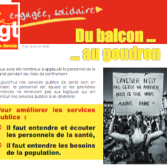 Ce mardi 30 juin manifestations organisées par la CGT en faveur du personnel soignant
