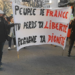 500 personnes à Annecy à la marche pour les liberté avec la présence d’une minorité insurrectionnelle