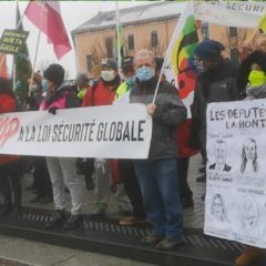 Manifestation réussie à Annecy avec 750 manifestants contre la loi sécurité globale
