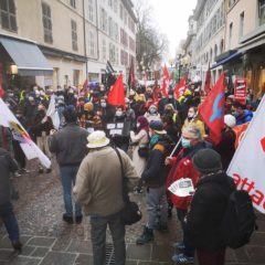 Coup de projecteur sur les 400 manifestants contre la loi de sécurité globale à Annecy