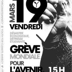YOUTH FOR CLIMATE appelle à manifester vendredi 19 mars à Annecy – 15H Courier