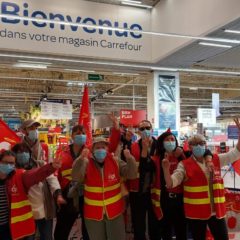 La CGT carrefour dénonce l’augmentation de 0,43 euro par jour pour un salarié alors que le PDG en gagne 20 000