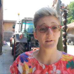 DÉPARTEMENTALES Claire Lepan candidate « Les annéciens » sur Annecy 1 veut préserver notre filière lait qui fait nos fromages de renom
