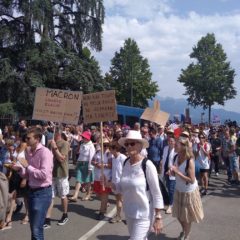 La contestation contre le gouvernement Macron s’amplifie avec plus de 5500 personnes à Annecy