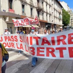 450 manifestants à Annecy contre l’application liberticide du pass sanitaire