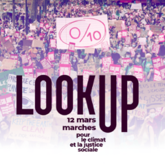 LOOK UP marches pour le climat et la justice sociale samedi 12 mars