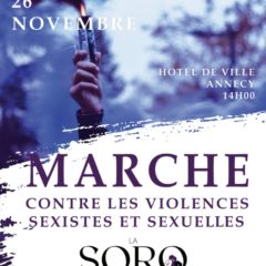 Samedi 26 novembre à Annecy marche contre les violences sexistes et sexuelles