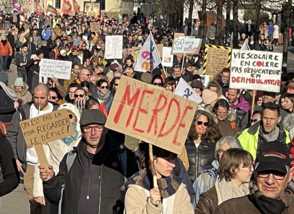 Entre 8 000 et 10 000 manifestants à Annecy le 31 janvier contre la réforme des retraites