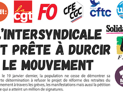 Jeudi 16 février manifestations en Haute-Savoie contre la réforme des retraites