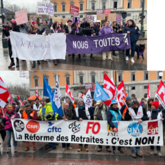 Féministes et salariés convergent pour dénoncer le gouvernement