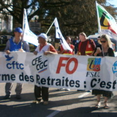 350 manifestants à Annecy contre la réforme des retraites et pour l’augmentation des salaires