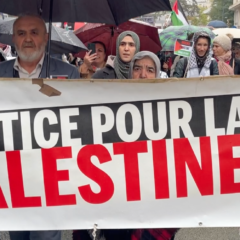 Des manifestants toujours déterminés à soutenir le peuple palestinien