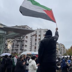 1000 manifestants pour la Palestine à Annecy