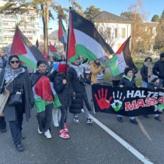 Ce samedi 16 décembre, 700 manifestants à Annecy en solidarité avec le peuple palestinien