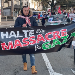 Ce 13 janvier à Annecy, ils étaient 450 à manifester en faveur du peuple palestinien.