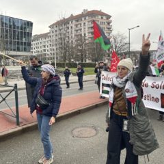 La force du soutien à la Palestine toujours aussi intense à Annecy