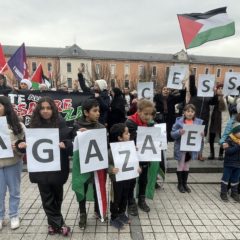 250 manifestants pour la Palestine ce 10 février 24 à Annecy
