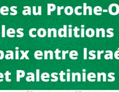 Mercredi 24 avril à Annecy conférence de Thomas VESCOVI sur la paix entre israéliens et palestiniens