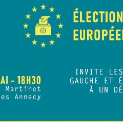 Débat public européennes jeudi 30 mai à Annecy