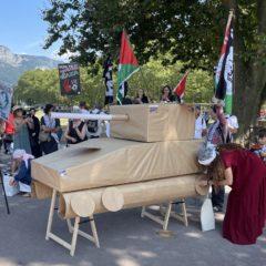 Un tank de l’armée israélienne à Annecy