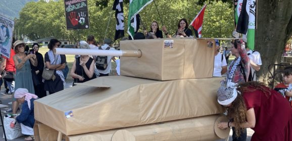 Un tank de l’armée israélienne à Annecy