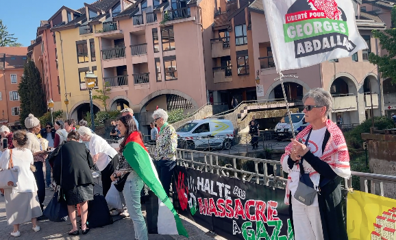 Annecy commémore la Nakba de 1948 et dénonce le génocide du peuple palestinien à Gaza