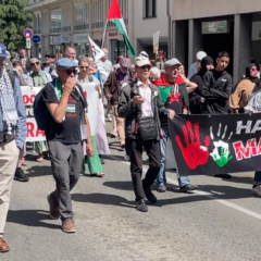 140 manifestants ce samedi 17 mai à Annecy en soutien au peuple palestinien victime d’un génocide