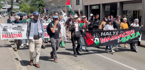 140 manifestants ce samedi 17 mai à Annecy en soutien au peuple palestinien victime d’un génocide