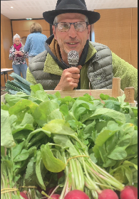 Les magnifiques radis de la ferme bio de Lovagny