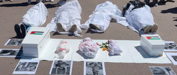 Dans une grande émotion, 350 personnes rassemblées à Annecy pour dénoncer le génocide du peuple palestien
