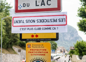 Les pesticides nous tuent ! Une mobilisation générale dans les Savoie avec la confédération  paysanne