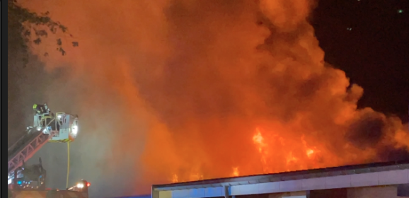 L’école maternelle des Teppes en flamme