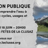 La Clusaz 18 Juin 20h : réunion publique sur l’eau