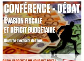 « Evasion fiscale et déficit budgétaire » à Thonon vendredi 6 juin à 19h