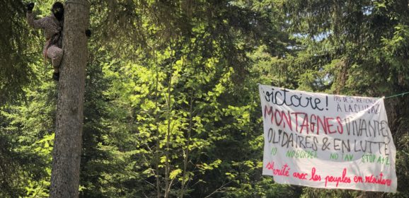 Coup d’arrêt au projet de 5ème retenue d’altitude de La Clusaz. Le bois de la Colombière à Beauregard est sauvé