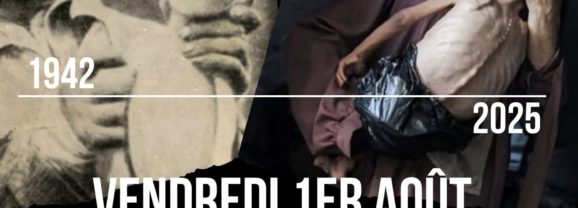 Ce vendredi 1er août, à Annecy, rassemblement pour dénoncer le génocide à Gaza