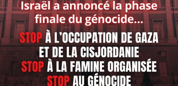 Rassemblements journaliers à Chambéry contre le génocide à Gaza